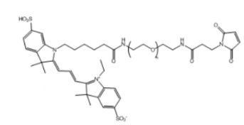 ɹȾCy3-PEG-maleimide/Ҷ-RղL:555nm l(f)䲨L:570nm