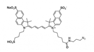 ˮtriSulfo-Cy5.5 azide/N3/Bl(f)l(f)䲨L(zhng)Ex/Em(nm) 673/691