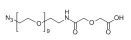 2-((Azido-PEG9-carbamoyl)methoxy)acetic acidO-(2-B)-O-[2-(u-)һ]˾Ҷ