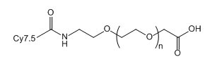 Cy7.5-PEG-AACy7.5-Ҷ-᣻Cyanine7.5-PEG-Acetic acid