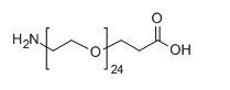 CAS No.  196936-04-6NH2-PEG24-COOHAmine-PEG24-COOH