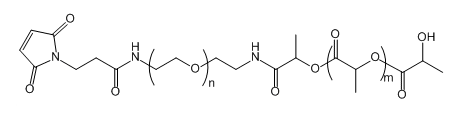 Mal-PEG-PLA(8K)R-Ҷ-(8K)Maleimide-PEG-Polylactic acid(8K)