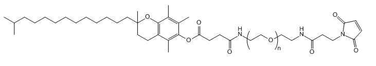 Tocopherol-PEG-MalSE-Ҷ-R(li)Tocopherol-PEG-Maleimide