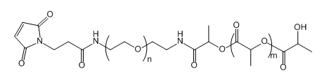 MAL-PEG-PLA(2K)R-Ҷ-(2K)Maleimide-PEG-Polylactic acid(2K)