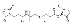 Mal-NH-PEG2-NHS955094-26-5Mal-NH-PEG2-CH2CH2COONHS