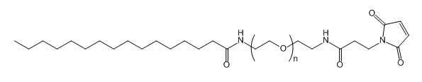 Palmitic acid-PEG-Malܛ֬-Ҷ-R(li)Palmitic acid-PEG-Maleimide
