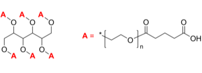 6-Arm PEG-COOH 6-Ҷ-Ȼ Poly(ethylene oxide), carboxy-terminated 6-arm star