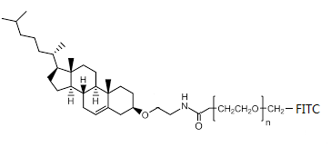 Cholesterol-PEG-FITC đ̴-Ҷ-ɹ