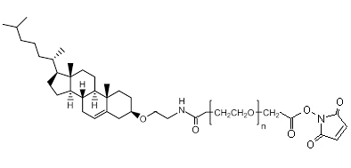 Cholesterol-PEG-MAL đ̴-Ҷ-R