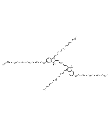 2107273-58-3	N-(m-PEG4)-N'-(m-PEG4)-O-(m-PEG4)-O'-(azide-PEG4)-Cy5 PROTAC(׽Ƕw)