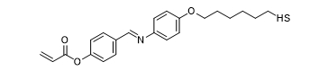  (E)-4-(((4-((6-mercaptohexyl)oxy)phenyl)imino)methyl)phenyl acrylate  Һ