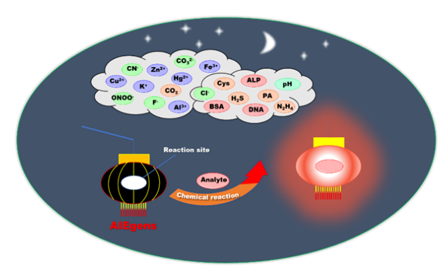 pgӹٷ| ۼT(do)l(f)AIE̽ᘷәzy(c)еđ(yng)ãaggregation-induced emission, AIE