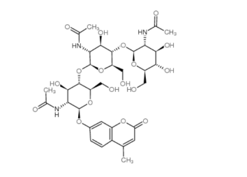Cas:53643-13-3  4-׻㶹ػ N,N',N''---D-   4-Methylumbelliferyl--D-N,N',N''-Triacetylchitotrioside